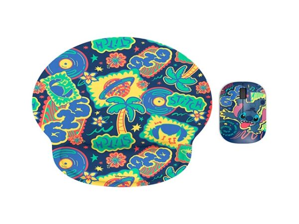 Imagen de Xtech - XTM-DKT1ST - Mouse and mouse pad kit - 2.4 GHz - Wireless - Stitch KT1ST - Disney Stitch