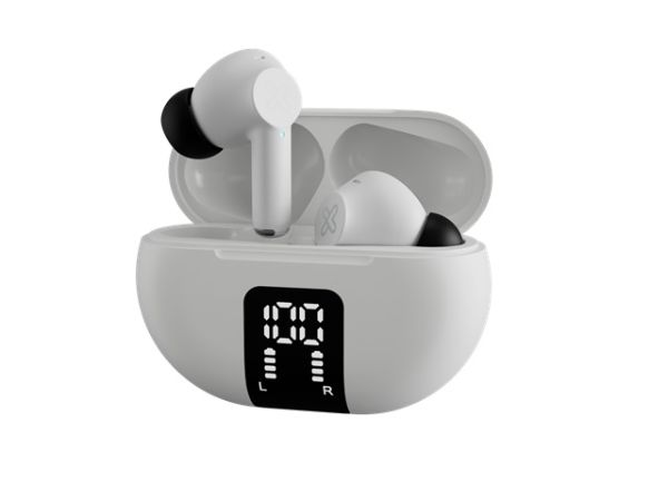 Imagen de Klip Xtreme - True wireless earphones - Para Phone / Para Portable electronics / Para Tablet - Wireless - 22Hrs ANC White
