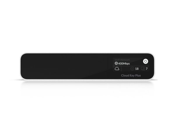 Imagen de Ubiquiti Cloud Key SSD Minio servidor Unifi Controller - Material de la carcasa: Aluminio anodizado Hardware – Procesador: Chip basado en Arm® Cortex-A53® de ocho núcleos - Interfaz de gestión: Ethernet Bluetooth Interfaz de red (1) puerto GbE RJ45 – Memoria: 32GB eMMC 3 GB RAM - Capacidad de SSD: SSD SATA de 2,5" y 1 TB (actualizable por el usuario*) *CloudKey+ solo admite unidades que pueden fun