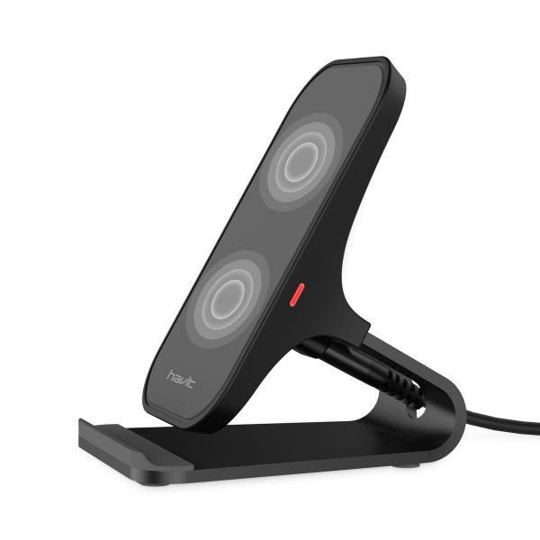 Imagen de Cargador Inalámbrico Havit H330 Black/silver