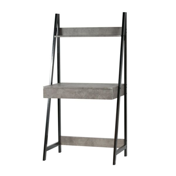 Imagen de Escritorio Escalera Negro/Piedra - Tb01-nk15