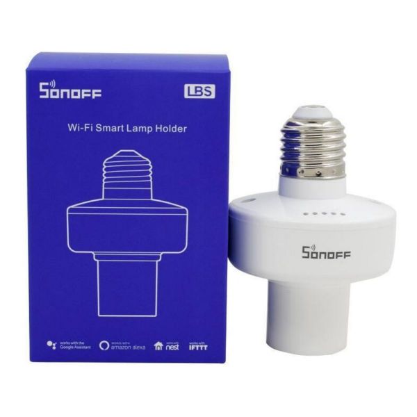 Imagen de Sonoff Porta Lampara Wifi Rf 433mhz 220 Vac 10a