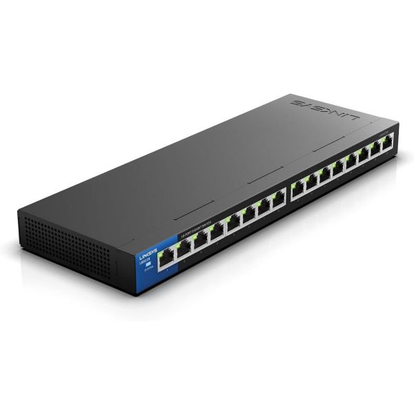 Imagen de Switch Linksys 116p 16 Port Poe