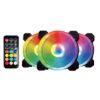 Imagen de Kit 3fan Rgb + Hub + Control Remoto Perseo