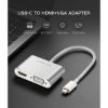 Imagen de Adaptador Ugreen Tipo-c A Hdmi + Vga Blanco