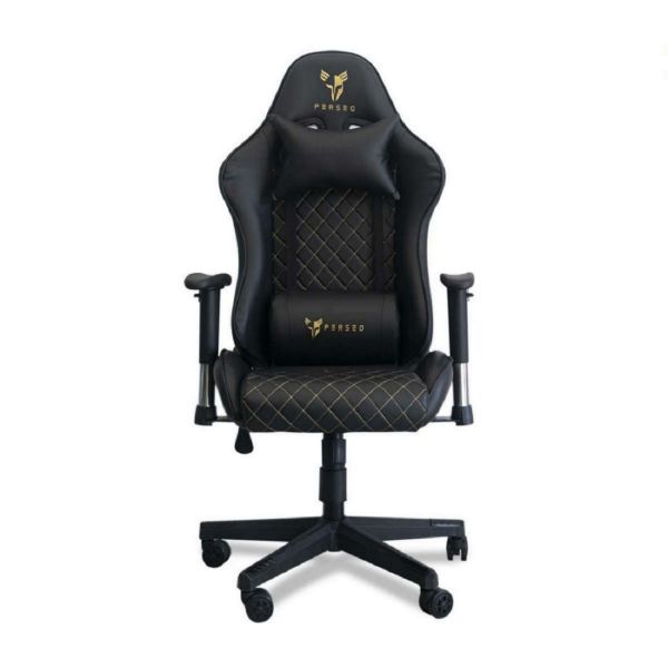 Imagen de Silla Gamer Perseo Pegasus Negro/dorado