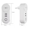 Imagen de Enchufe 3 En Linea Con 2 Usb Zigbee