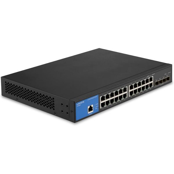 Imagen de Switch Linksys Lgs328c 24pt Gbit Adm 10G 4sfp+