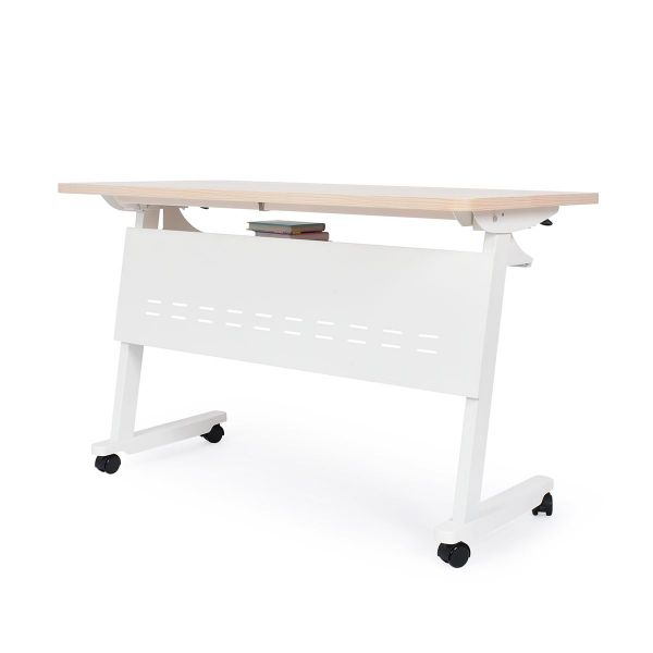Imagen de Escritorio Plegable Con Ruedas Flex I Blanco