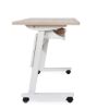 Imagen de Escritorio Plegable Con Ruedas Flex I Blanco