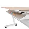 Imagen de Escritorio Plegable Con Ruedas Flex I Blanco