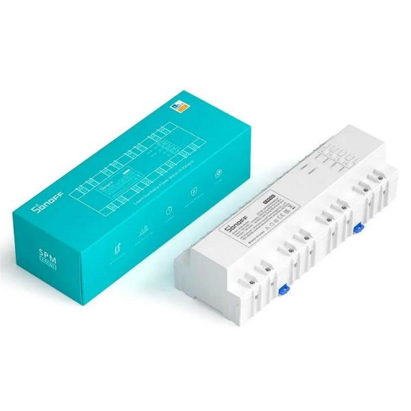 Imagen de Rele Sonoff Wifi Spm-4relay Med. De Potencia 4ch