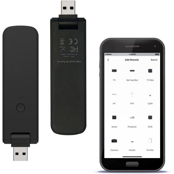 Imagen de Control Usb Multimodo Wifi+ir Rf315+433 Tuya