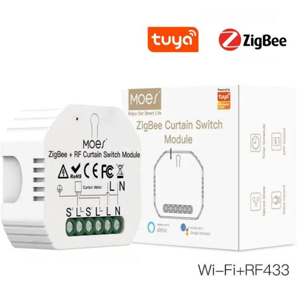 Imagen de Switch Smart De Cortina Oculto Zigbee