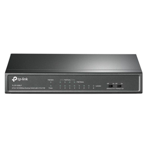 Imagen de Switch Tp-link Sf1008lp 8pt 10/100 4 Poe