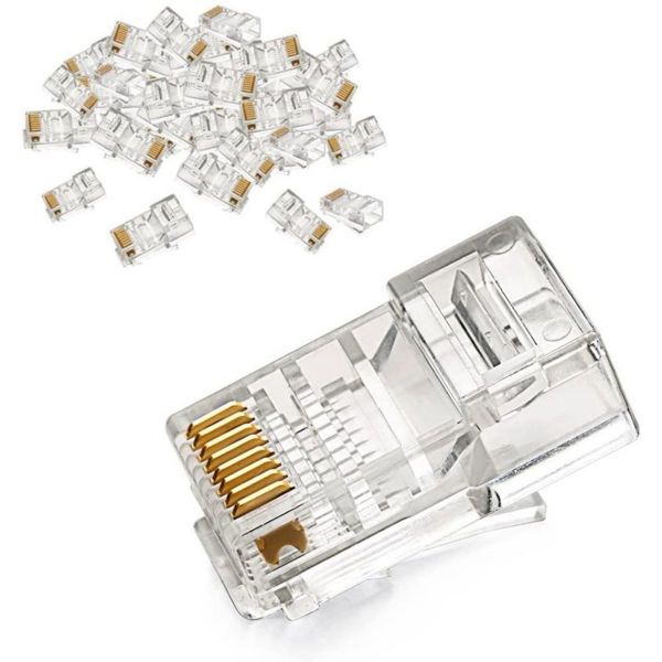 Imagen de Ugreen Conector De Cable Rj45 Cat6 Utp 100PCS