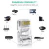 Imagen de Ugreen Conector De Cable Rj45 Cat6 Utp 100PCS