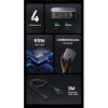 Imagen de Ugreen Cargador De Escritorio 65w Usbx2/usb-cx2
