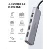 Imagen de Ugreen Hub Usb-c Con 4 Puertos Usb 3.0 Aluminio