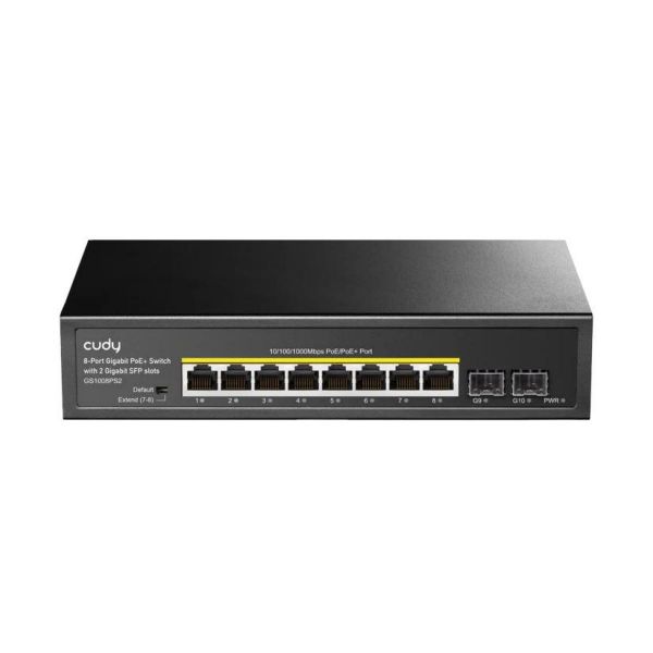 Imagen de Switch Cudy Gigabit Poe+ 8p + 2 Sfp