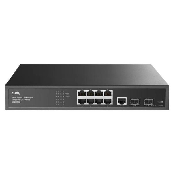 Imagen de Switch Cudy Gigabit Administrable 8p + 2 Sfp
