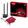 Imagen de Adapt Cudy Pcie Wifi6e Ax5400+bt5.2 Tri Band+ant