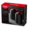 Imagen de Mesh Cudy Wifi 6 Ax3000 2 Puertos Gigabit (2 Pack)