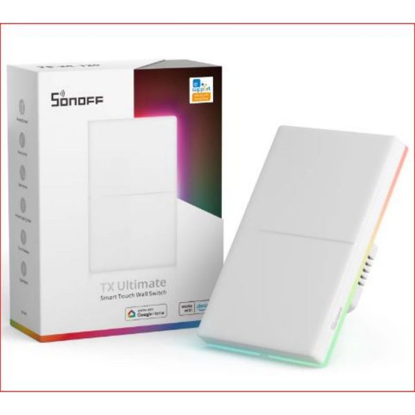 Imagen de Interruptor Táctil Sonoff Con Luz Rgb 1 Canal