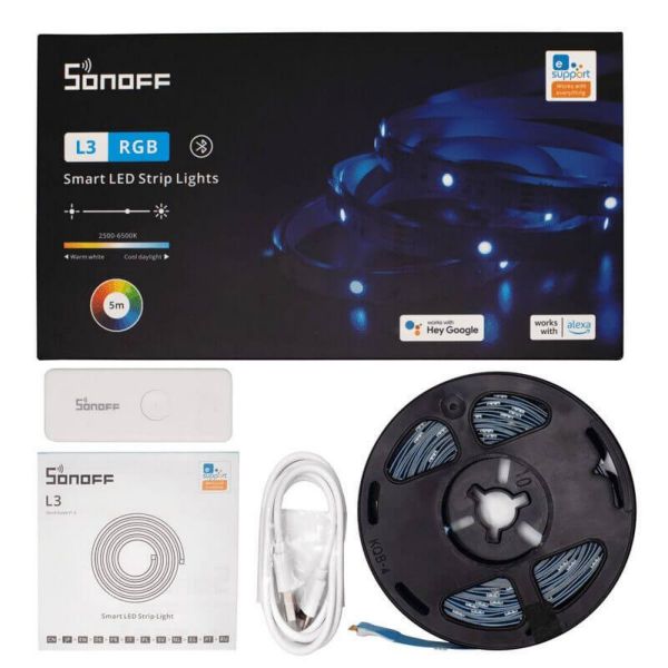 Imagen de Tira Led Sonoff L3 Wifi Rgb 5mts