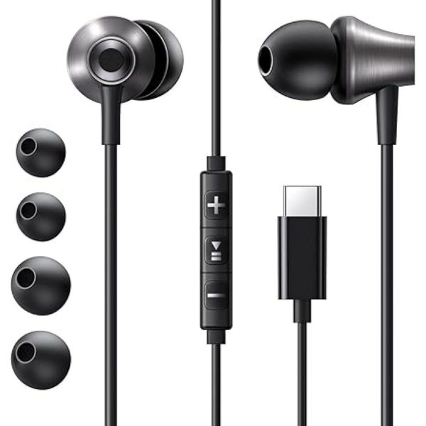 Imagen de Ugreen Auricular In Ear Tipo C Black