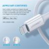 Imagen de Ugreen Cable Lightning A Tipo C Black 2m