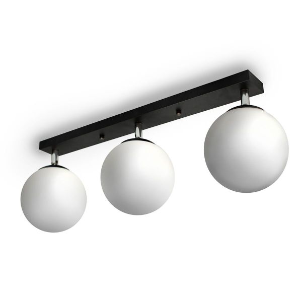 Imagen de Luminaria Aplique De Techo O Pared Esferas Negro