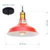 Imagen de Luminaria Colgante Vintage Terracota