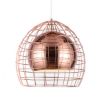 Imagen de Luminaria Colgante Ovo Cage / Cobre