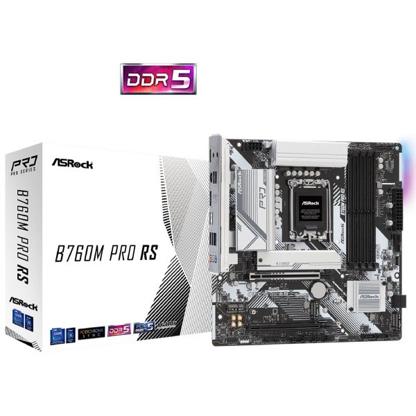 Imagen de Motherboard Intel 1700 DDR5 B760m Pro Rs Asrock
