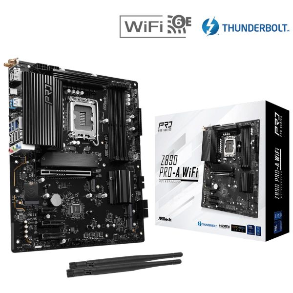 Imagen de ASRock Z890 Pro-A WiFi DDR5 LGA1851 90-MXBP60-A0UAYAZ