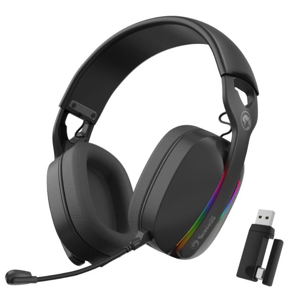Imagen de Auricular Marvo HG9086W 7.1 Inalámbrico RGB Bk