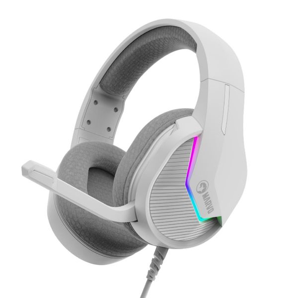 Imagen de Auricular Marvo H8618 Tactic 40 Rgb Wh