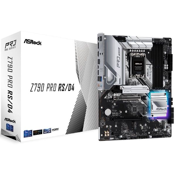 Imagen de Motherboard Intel 1700 DDR4 Z790 Pro Rs/d4 Asrock