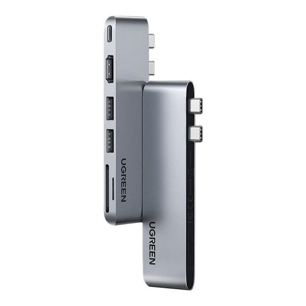Imagen de Hub Hdmi 2usb-c A 2usb A + Hdmi + Sd/tf + Pd