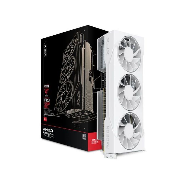 Imagen de Tarjeta Video Radeon RX 9070 Swift White 16GB GDDR6 XFX