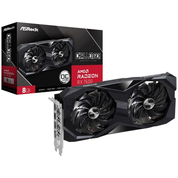 Imagen de Tarjeta De Video Radeon Rx7600 8GB GDDR6 Asrock Challenger