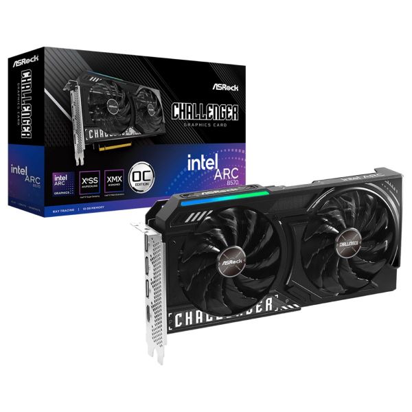 Imagen de Tarjeta De Video Intel B570 Arc 10GB Oc GDDR6 Asrock