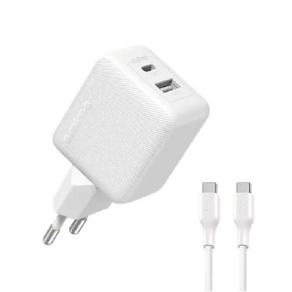 Imagen de Kit Oraimo Cargador 20w/fast + Cable Usbc A Usbc