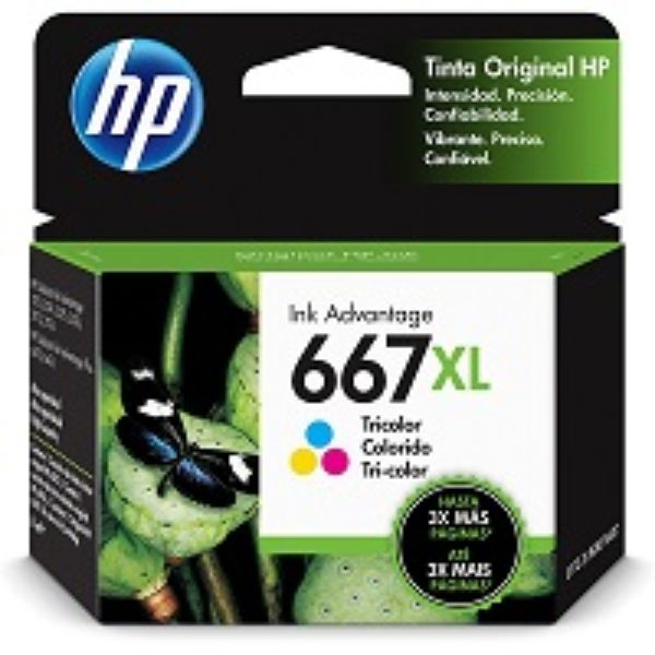 Imagen de CARTUCHO DE TINTA HP 667XL Ink cartridge Tricolor 3YM80AL