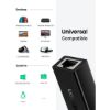 Imagen de Adaptador Ugreen Usb A Rj45 1000mbps Black