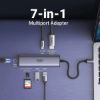 Imagen de Ugreen Hub 7 En 1 Gigabit Ethernet/pd/hdmi 4k/sd