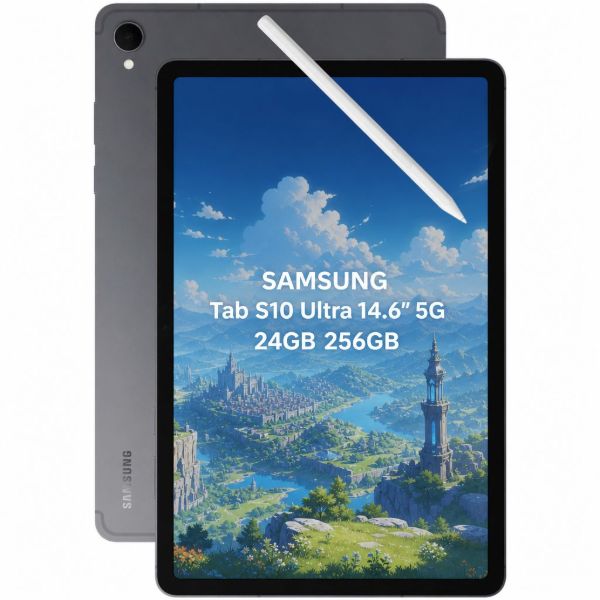 Imagen de Tablet Samsung 24GB 256GB Tab S10 Ultra 5G S Pen 120Hz
