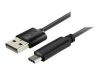 Imagen de Xtech XTC-510 - Cable USB - USB-C (M) reversible a USB (M) - USB 2.0 - 1.8 m - negro