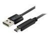 Imagen de Xtech XTC-510 - Cable USB - USB-C (M) reversible a USB (M) - USB 2.0 - 1.8 m - negro